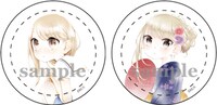 江島絵理「柚子森さん」缶バッジ44mm2個セット