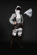 「調査兵団コスチュームセット リヴァイver.」着用例