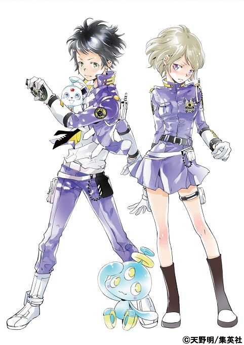 天野明描き下ろしによる、Blu-ray、DVD1巻用のイラスト