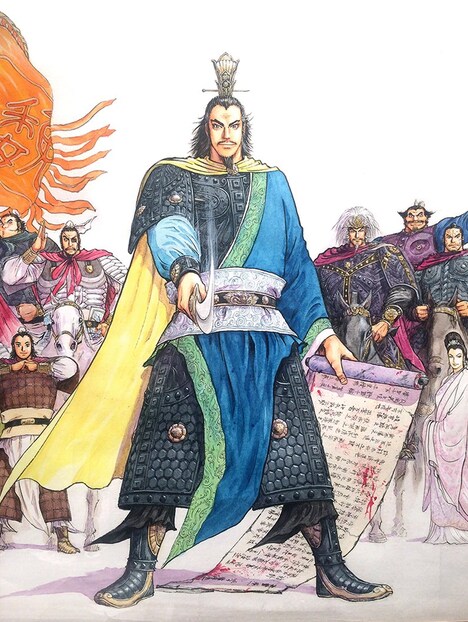 「蒼天航路」の原画。