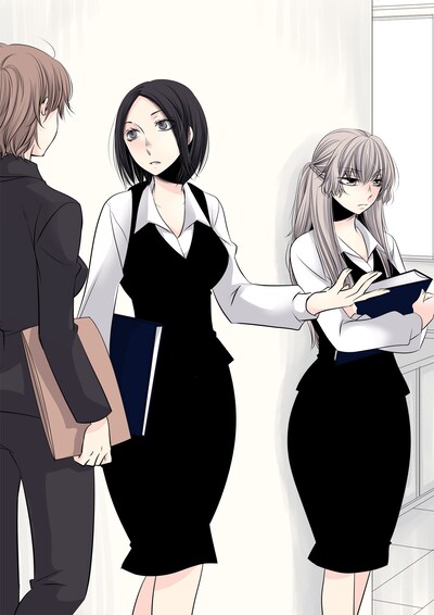 「不条理なあたし達」のイラスト。