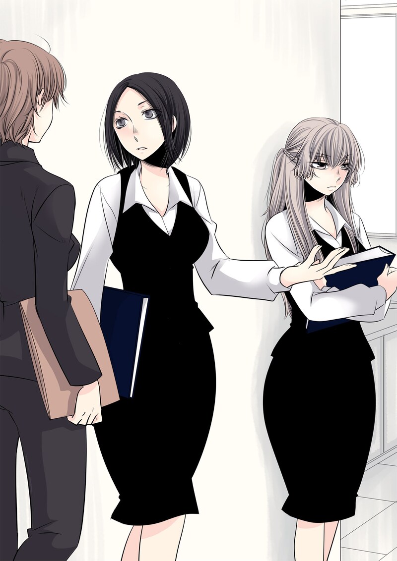 「不条理なあたし達」のイラスト。