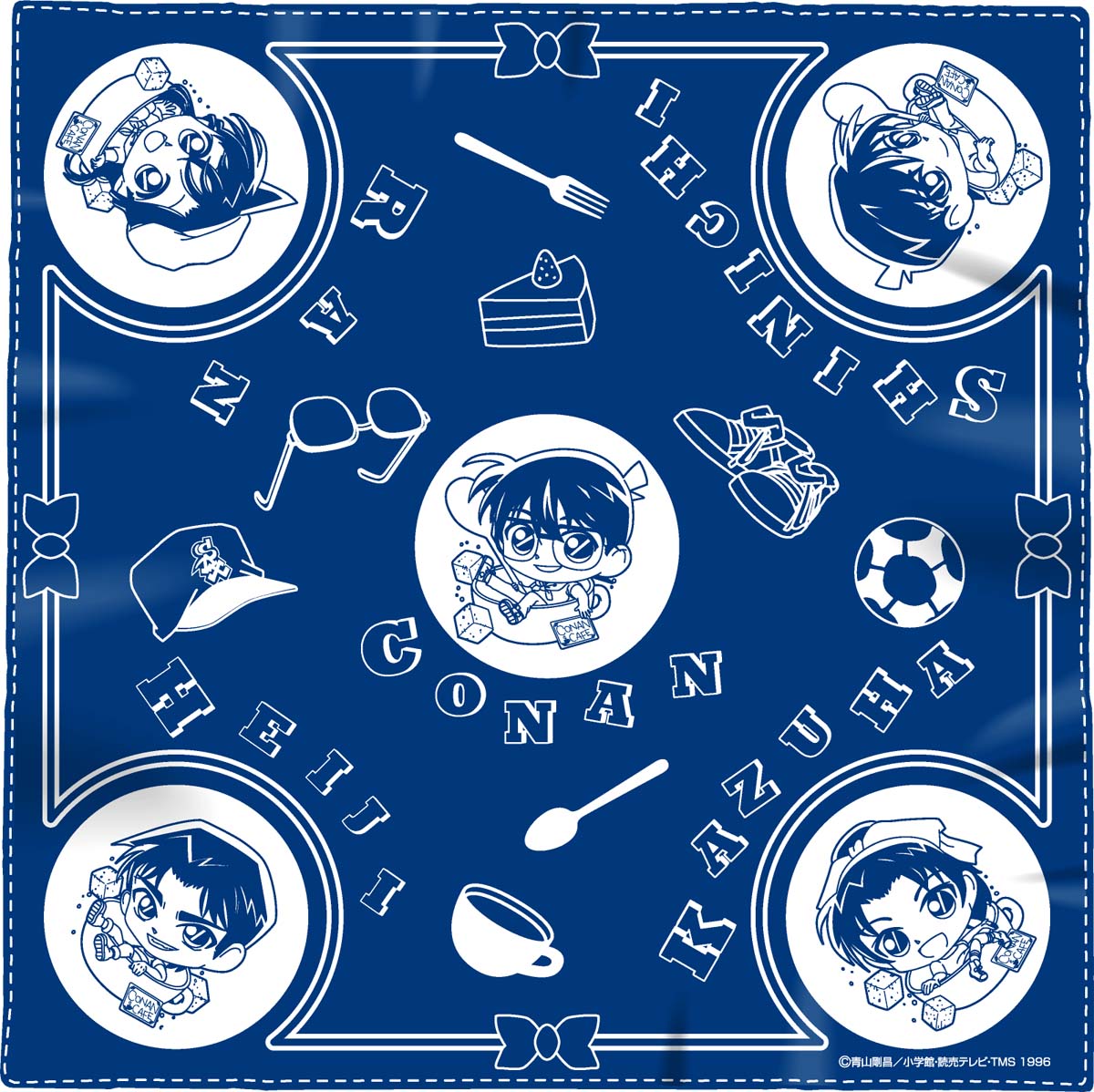 「名探偵コナンカフェ バンダナ（ブルー）」
