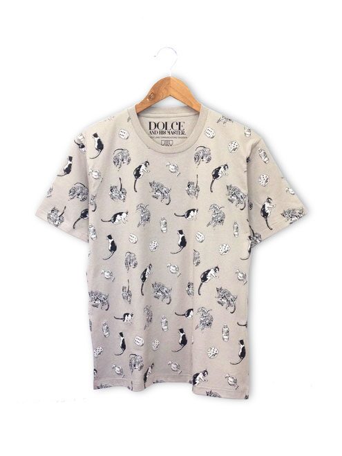 ドルチ～ダイ・ハード・ザ・キャット～ DOLCE」Tシャツ（BEIGE 