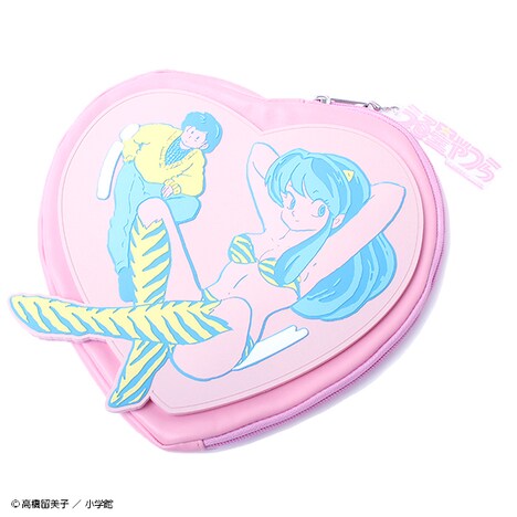 「うる星やつら ハート型ポーチ」