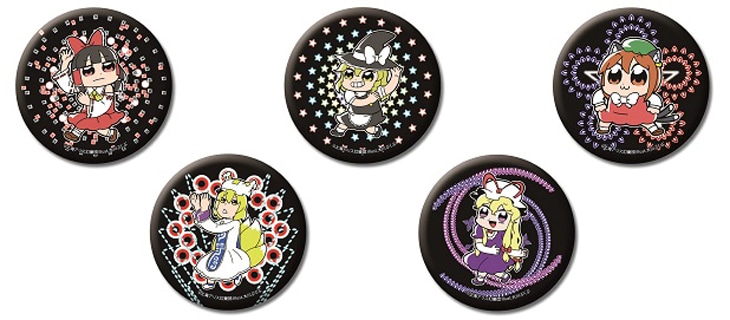 「東方Project 弾幕缶バッジ」
