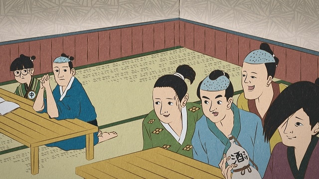 アニメ「磯部磯兵衛物語」第1期場面写真