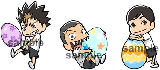 ハイキュー!! 烏野イースター in J-WORLD TOKYO」限定描き下ろし