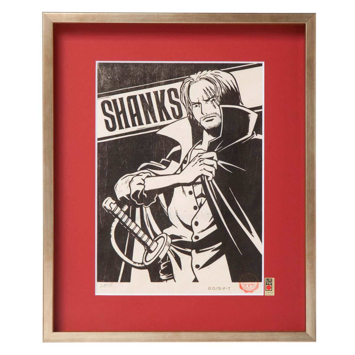 「ワンピース木版画コレクション 8th [シャンクス]」