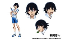 新開悠人（CV：内田雄馬）の設定画。