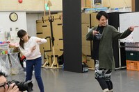 稽古場の様子。