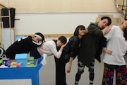 稽古の様子。