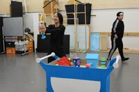 稽古場の様子。