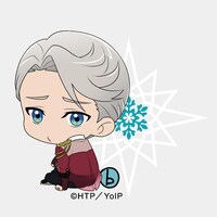 「"ボッチくん"アクリルチャーム」ヴィクトル・ニキフォロフのイラスト。