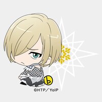 「"ボッチくん"アクリルチャーム」ユーリ・プリセツキーのイラスト。