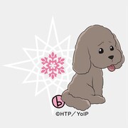 「"ボッチくん"アクリルチャーム」マッカチンのイラスト。