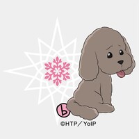 「"ボッチくん"アクリルチャーム」マッカチンのイラスト。