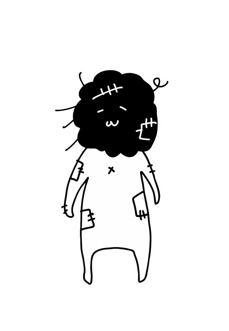 カレー沢薫によるイラスト。