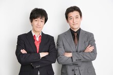 左から小山力也、宮本充。