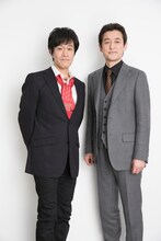 左から小山力也、宮本充。