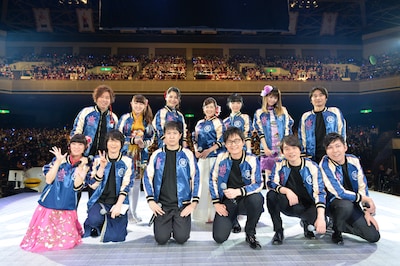 「銀魂華祭り 2017（仮）」キャスト陣。