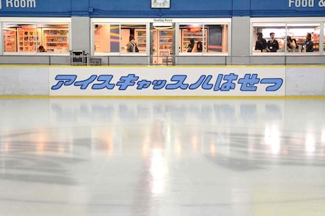 スケートリンクの様子。