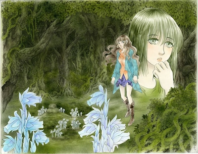 「妖しの森の幻夜館」扉イラスト