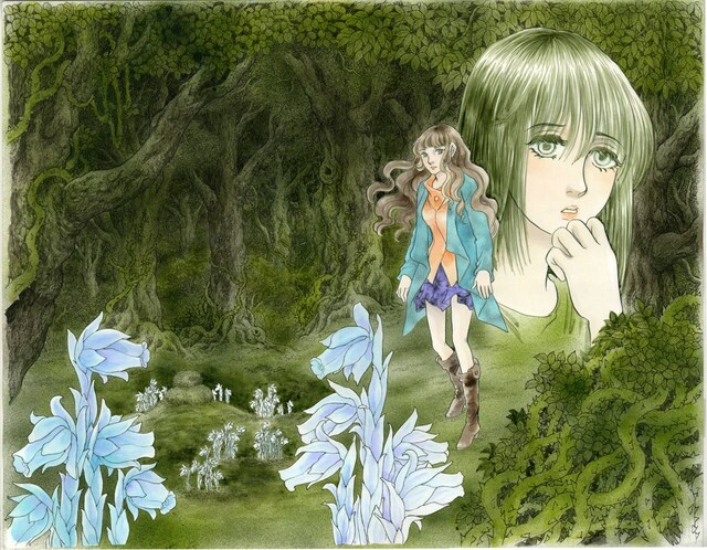 「妖しの森の幻夜館」扉イラスト