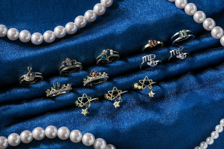 「アイドリッシュセブン」12種のコラボリング、百＆千は重ね付けも可能