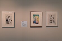 「デビュー50周年記念展 池田理代子-『ベルばら』とともに-」より。