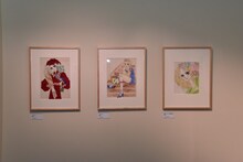 「デビュー50周年記念展 池田理代子-『ベルばら』とともに-」より。