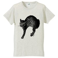 「にゃん太Tシャツ」（オートミール）