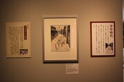 「追悼水木しげる ゲゲゲの人生展」の展示の様子。