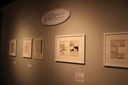 「追悼水木しげる ゲゲゲの人生展」の展示の様子。