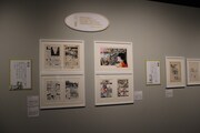 「追悼水木しげる ゲゲゲの人生展」の展示の様子。