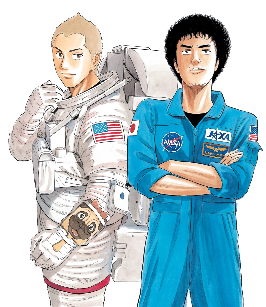 「宇宙兄弟」のカット。(c)小山宙哉／講談社