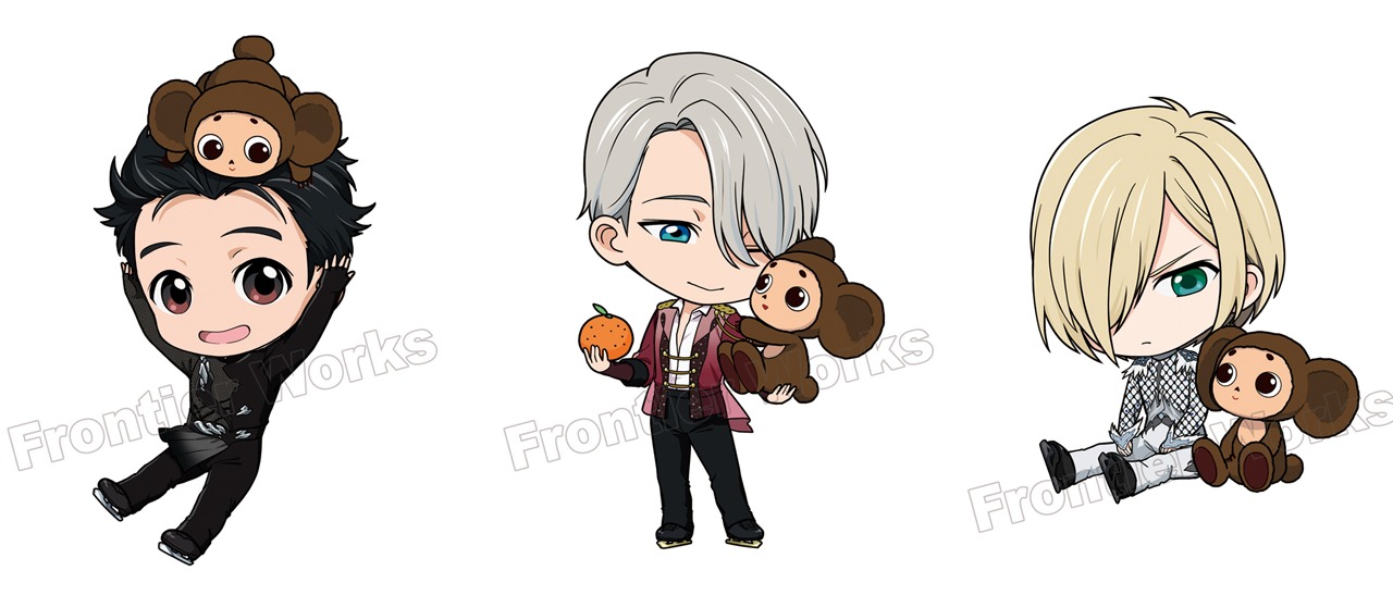 「ユーリ!!! on ICE×チェブラーシカ」イラスト