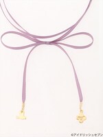 「カラーリボンチョーカー」パープル