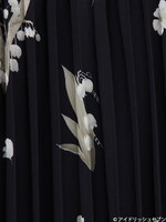 「IDOLiSH7 7つのつぼみ スズラン柄プリーツスカート」