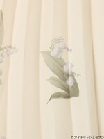 「IDOLiSH7 7つのつぼみ スズラン柄プリーツスカート」