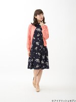 「IDOLiSH7 大和＆三月＆ナギ ボリューム刺しゅう＆ビーズ付きカーディガン」着用画像