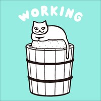 「WORKING」ミントグリーン