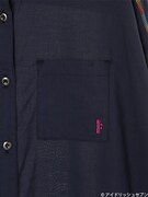 「Re:vale レインボーステッチワークシャツ」百