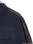 「Re:vale レインボーステッチワークシャツ」百