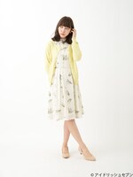 「IDOLiSH7 大和＆三月＆ナギ ボリューム刺しゅう＆ビーズ付きカーディガン」着用画像