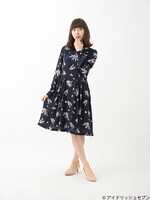 「IDOLiSH7 7つのつぼみ スズラン柄ワンピース」着用画像