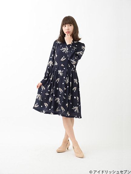 「IDOLiSH7 7つのつぼみ スズラン柄ワンピース」着用画像