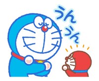 「ドラえもん＆ドラミ うごくスタンプ」サンプル