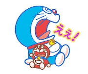 「ドラえもん＆ドラミ うごくスタンプ」サンプル