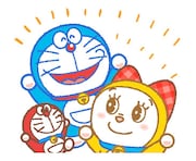 「ドラえもん＆ドラミ うごくスタンプ」サンプル